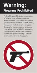 Firearms Sign