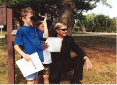 Secret Service living historian with Jr. agant trainees