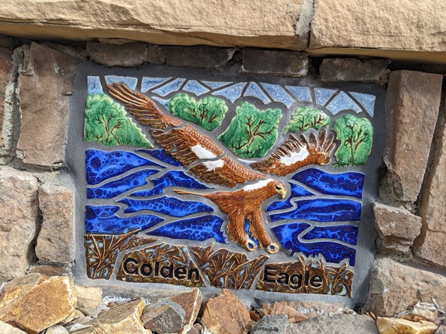 Golden Eagle ELCA Mosaic Golden Eagle Mosaic