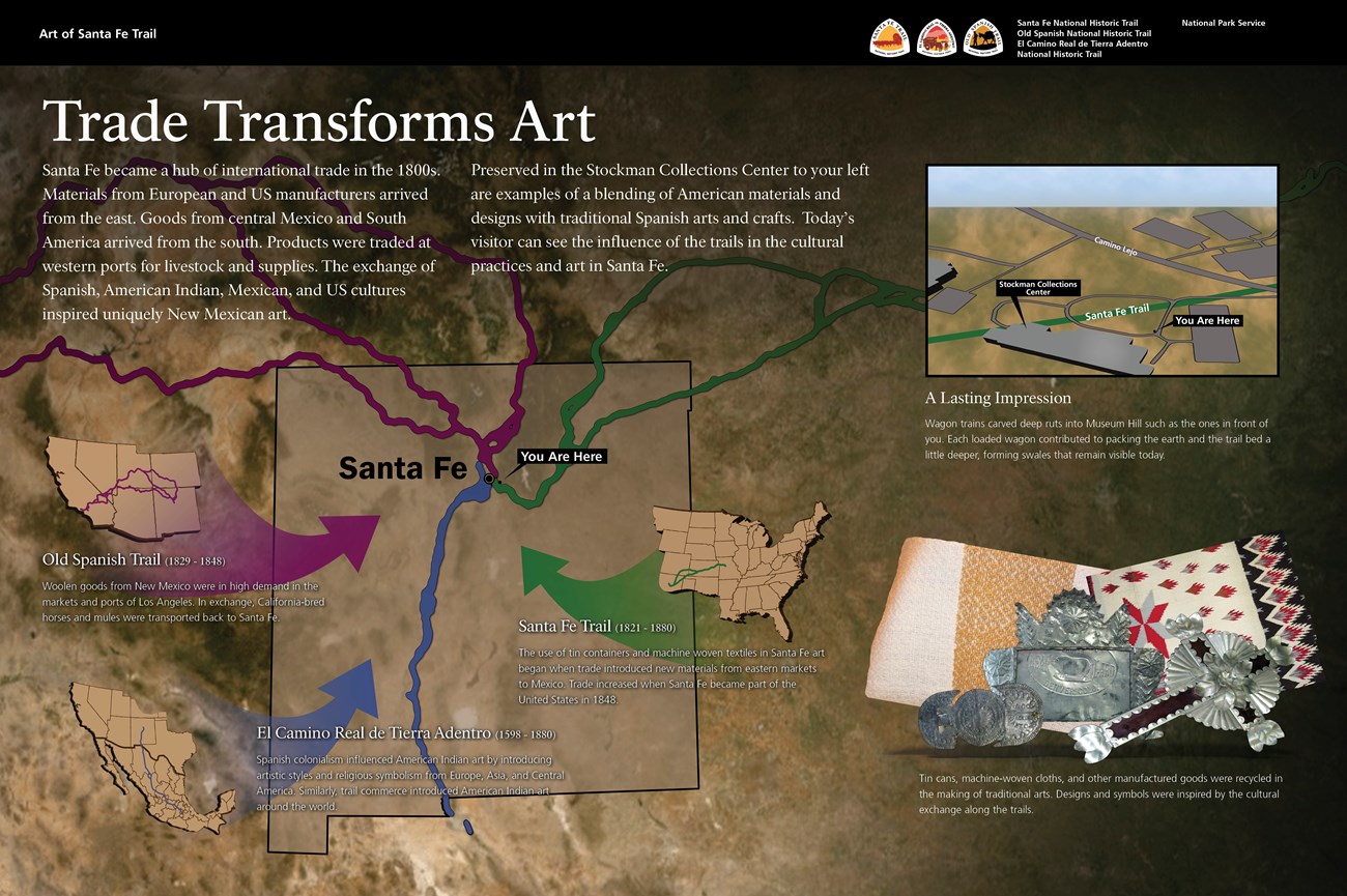 Wayside interpretive exhibit, full audio description is available.