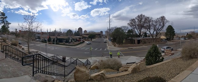 View of Downtown Albuquerque from Edith Blvd in Martineztown