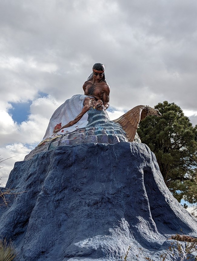 Southwest Pieta Sculpture by Luis Jimenez Jr.