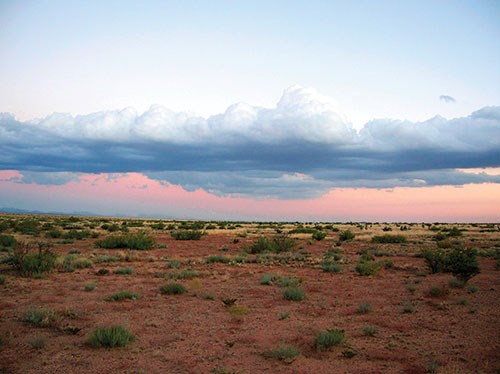 Storm clouds over the Jornada del Muerto