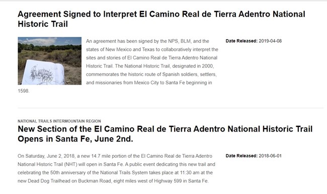 Text of current news releases