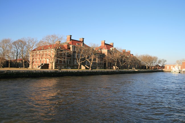 Ellis Island Ferry Slip Facing Southwest