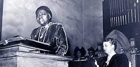 Mary McLeod Bethune and Eleanor Roosevelt Mary McLeod Bethune and Eleanor Roosevelt