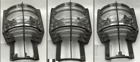 Reflected lenses used in the Statue's original torch c. 1934