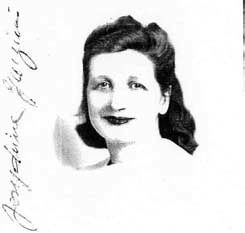 Josephine Garzieri (later Calloway), from her certificate of citizenship.