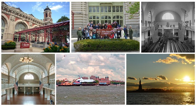 Ellis Island Photo Collage