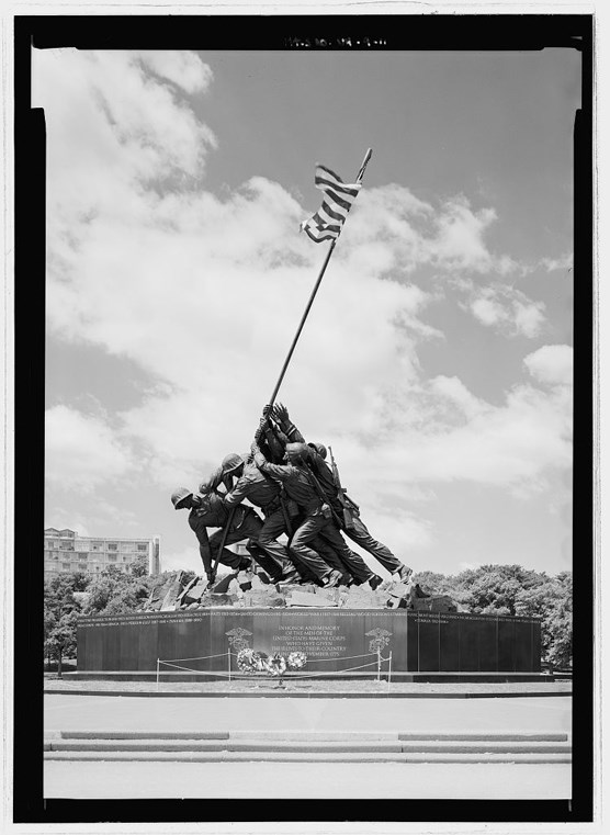 Marine Corps Memorial Reverse View