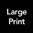 Large Print Transcript Icon