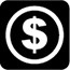 US Dollar sign icon