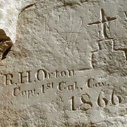 Orton inscription from 1866 Orton inscription from 1866