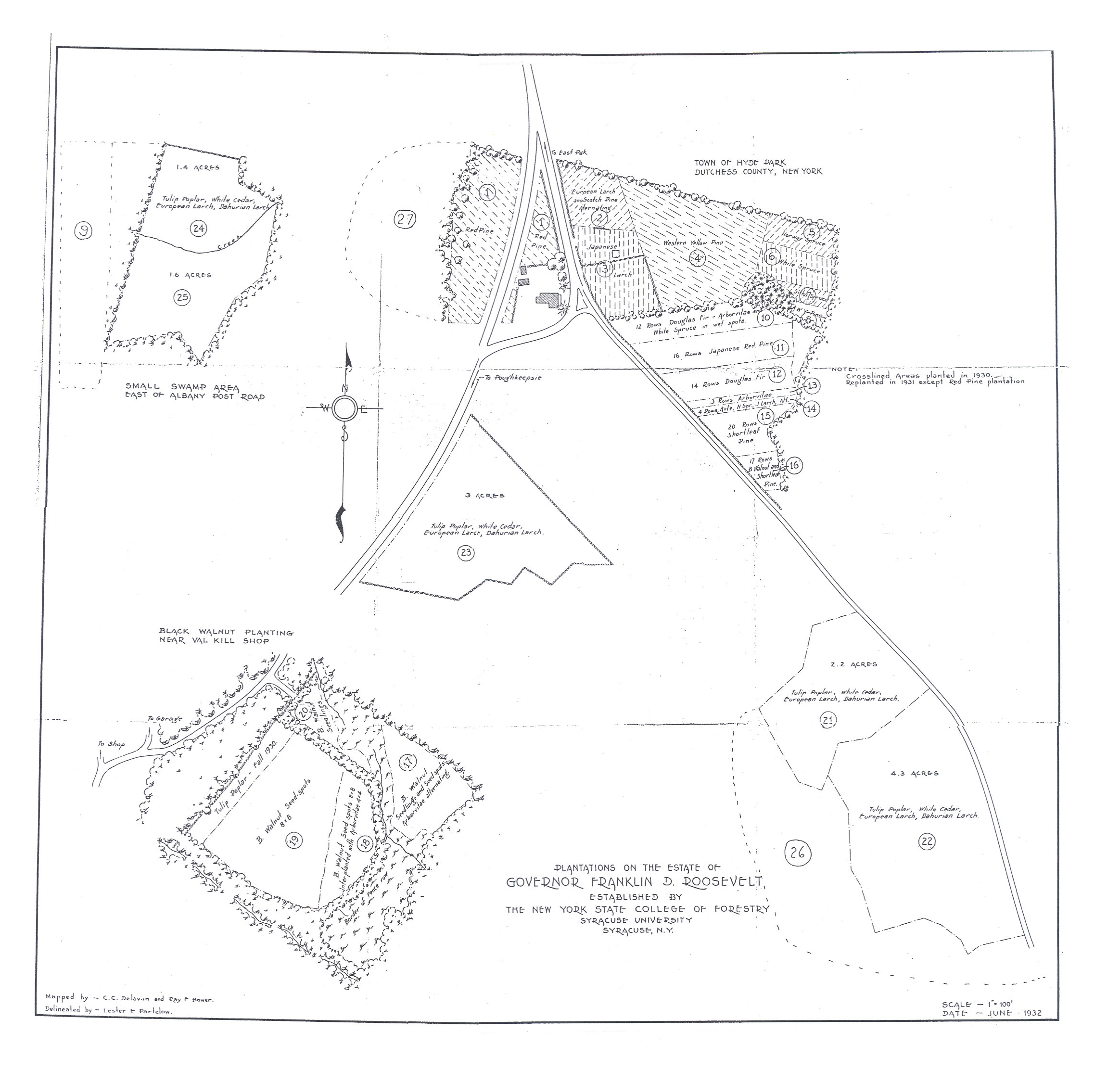 Map of Roosevelt Property A map