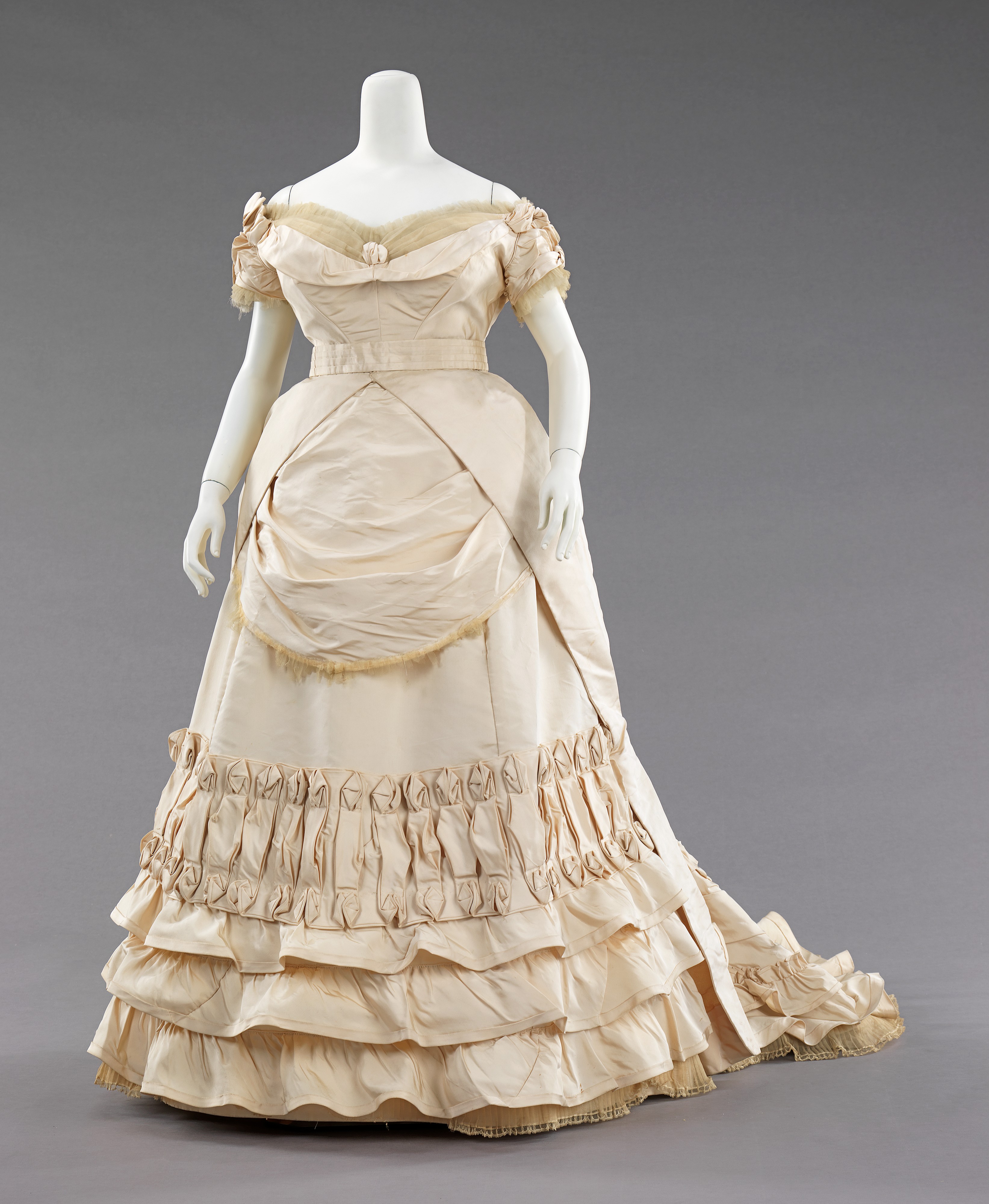 An elaborate ball gown