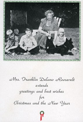 Eleanor Roosevelt Christmas Card Eleanor Roosevelt Christmas Card