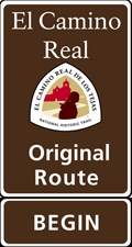 ELTE original route BEGIN sign