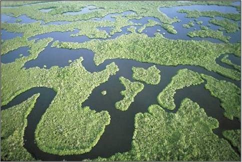 aerial over 10,000 islands