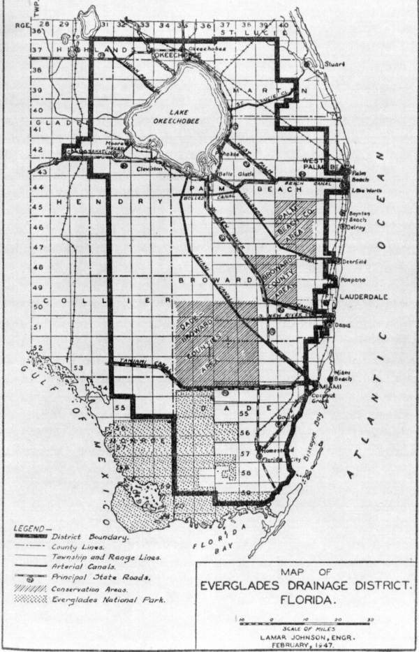 Drainage map