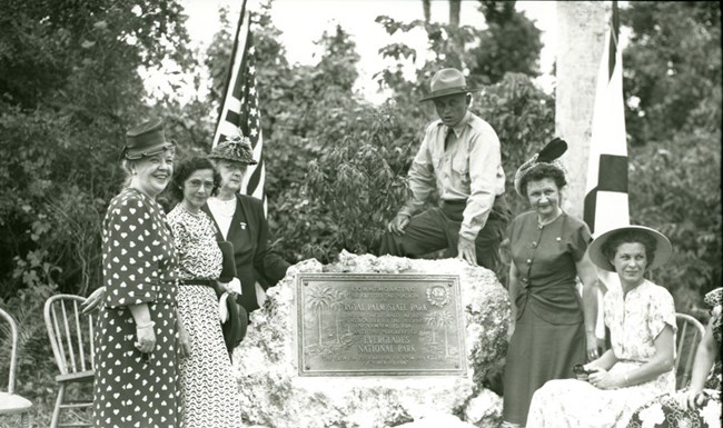 Dedication of Royal Palm State Park.