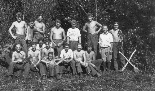 CCC workers at Royal Palm State Park in 1933