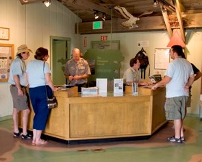 Rangers greet visitors to Gulf Coast