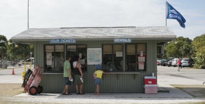 Flamingo Ticket Sales Booth