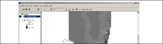 Screen Capture of ArcView