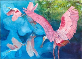 Sophie's Hope, a watercolor painting by Nature Illustrator and Artist Kathleen Konicek-Moran