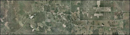 GoogleEarth Image of the Big Cypress Seminole Indian Reservation