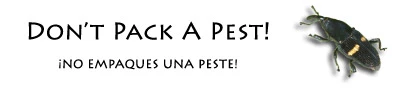 Don't Pack a Pest Banner