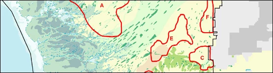Mapped subpopulations of the Cape Sable Seaside Sparrow