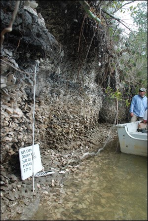 Sandfly Key shell middens at risk from erosion