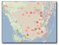 Burmese Pythons In Florida Map - United States Map