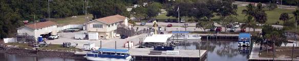 Aerial of Gulf Coast Visitor Complex