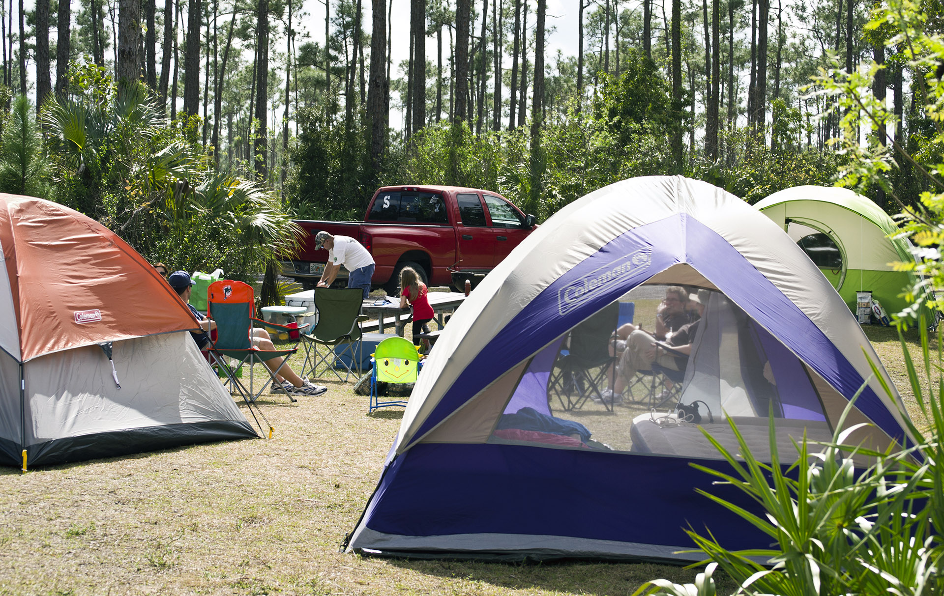 tent camping long pine key