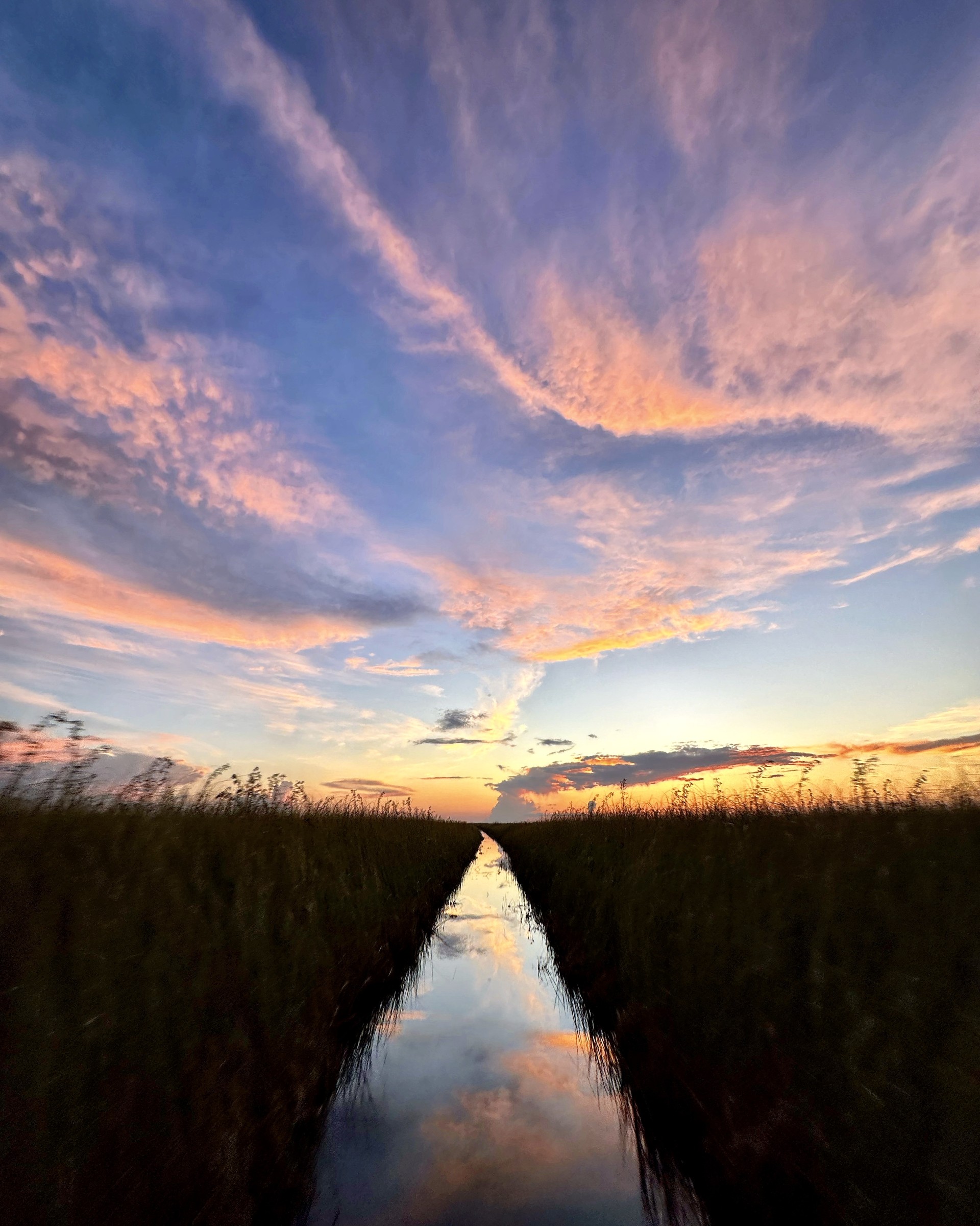 Sunset Slough Reflections