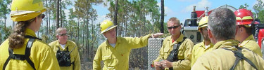 Fire Crew at Briefing