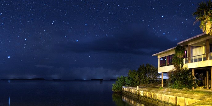 Scenic view of the night sky at Flamingo. Scenic view of the night sky at Flamingo.