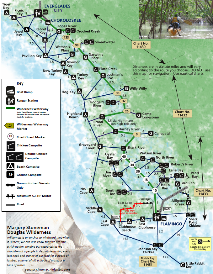 Backcountry Campsite Map