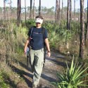 Visitor on Long Pine Key Trail