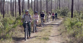 Bikers on Long Pine Key Trail
