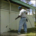 Volunteer Pressure Washing Campground Facilities