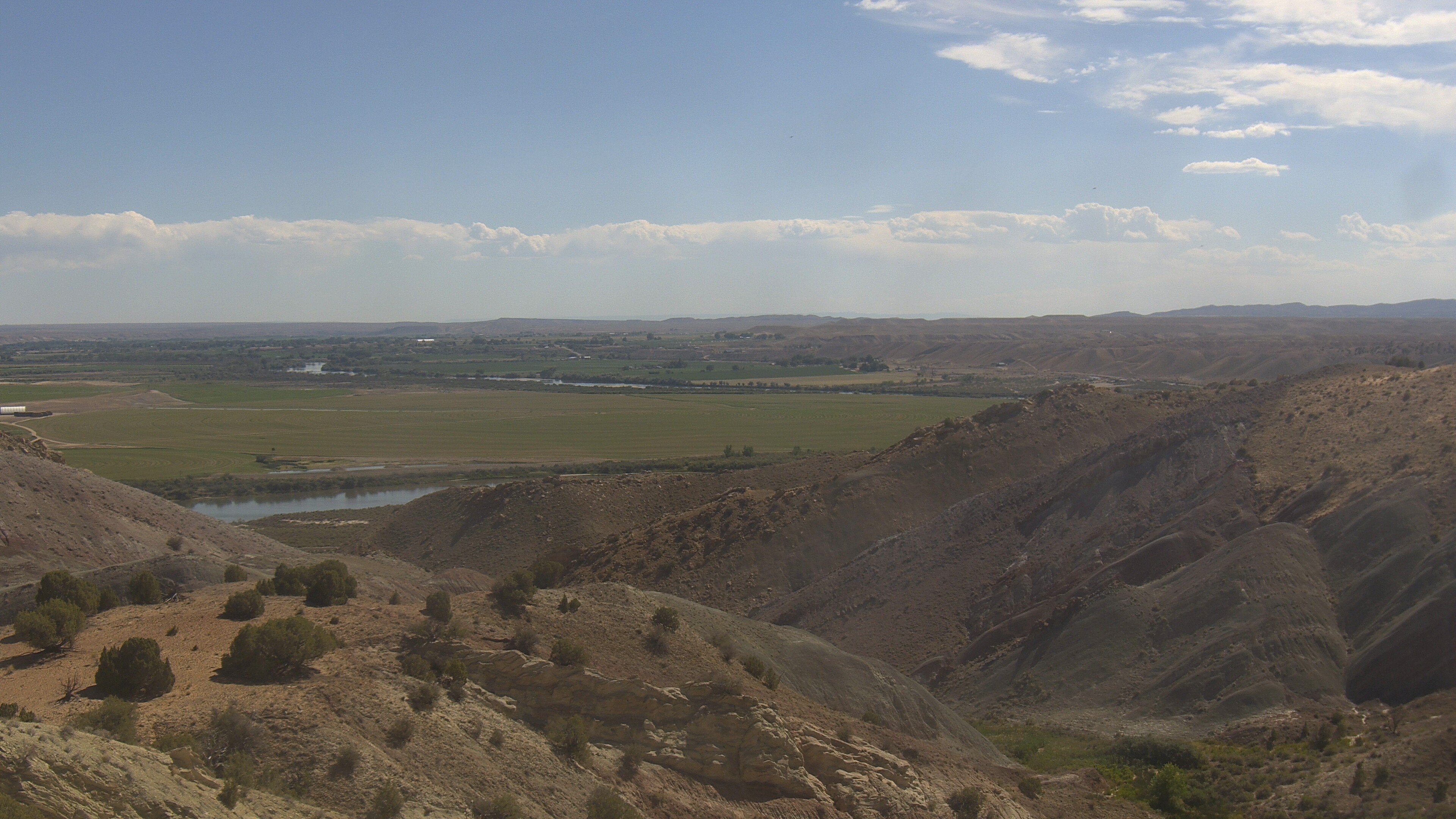 Current Air Quality: View from near the Quarry Entrance looking southwest across Dinosaur National Monument.