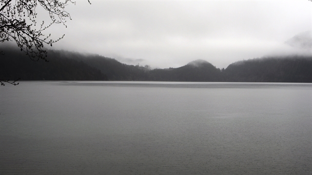 Webcam view from Lake Crescent looking southwest