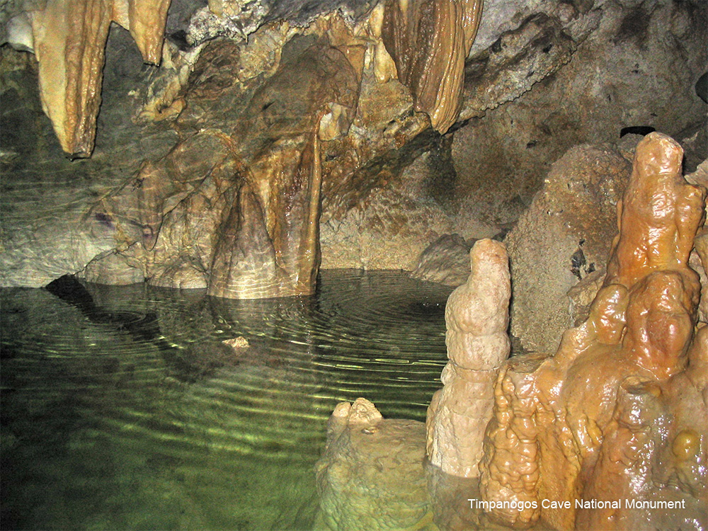Example of Groundwater Flow - Image of an underground cave with water