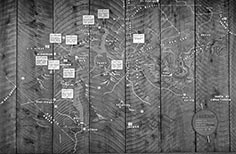 Map of Lake Mead.