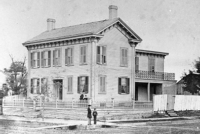 The Lincoln Home in the late 1850s