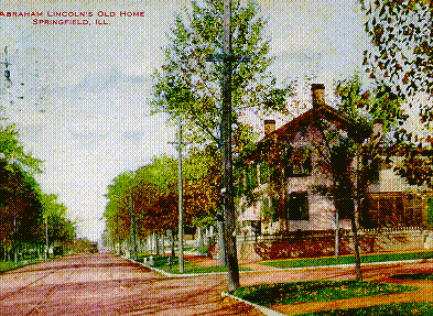 The Lincoln Home in the late 1800s
