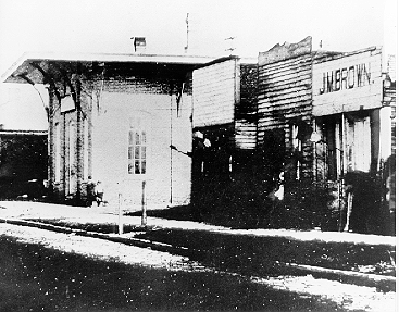 The Lincoln Depot circa 1887